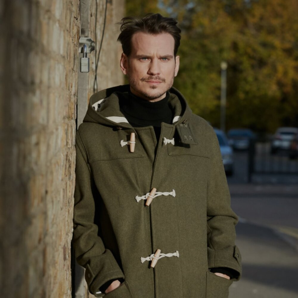 LONDON TRADITION x SHIPS Duffle Coat Olive 38 Small S Medium M  Manufacturer: Lo